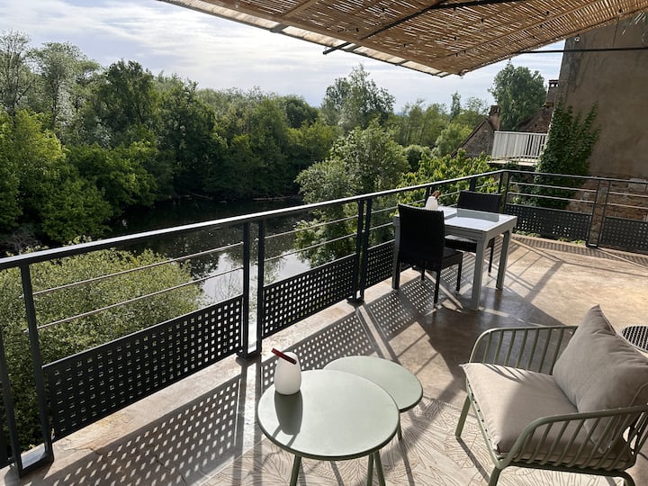 Le Logis De Calypso.
Terrasse Sur La Dordogne. - Carennac