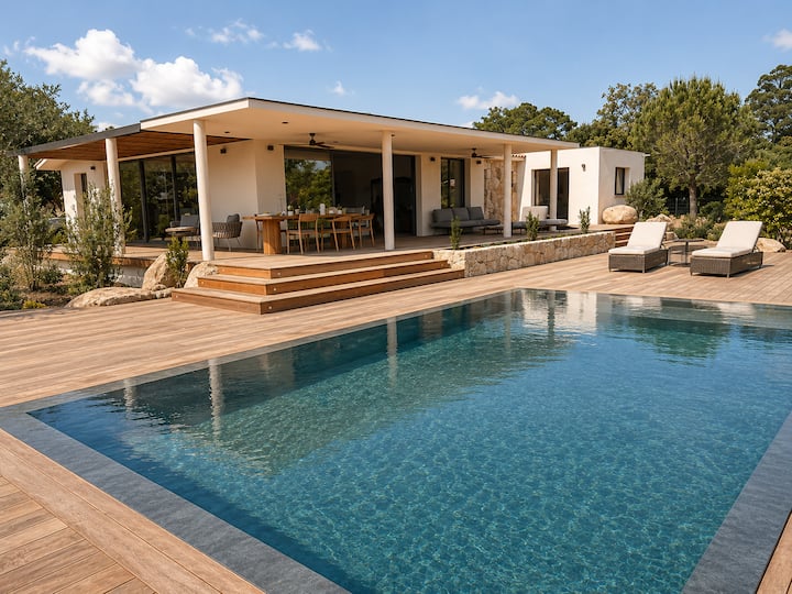 Villa D'exception, Piscine Et Plage à Pied - Pinarellu