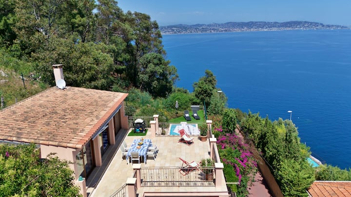 Villa 6 Personnes, Piscine, Vue Mer Panoramique - Théoule-sur-Mer