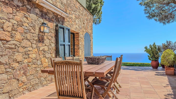 Villa Llafranc - 320 M² Con Jardín Y Vistas Al Mar - Pals