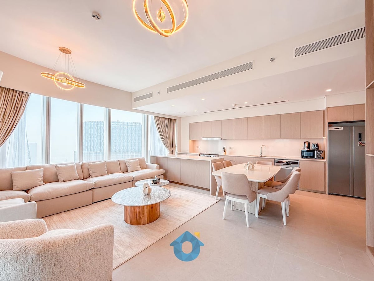 3 Bedroom Furnished Apartment with Burj Khalifa View | Grande Signature Residences 2