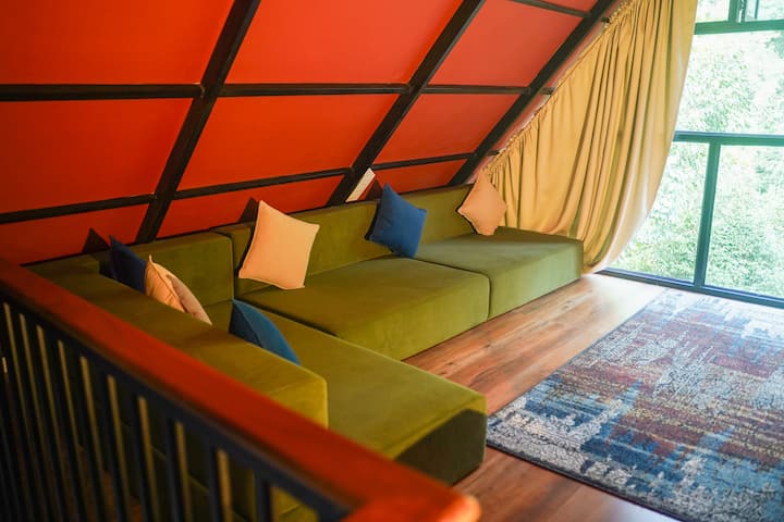 Luxury A-frame Villa With Pool Treehouse & Bonfire - Kerala