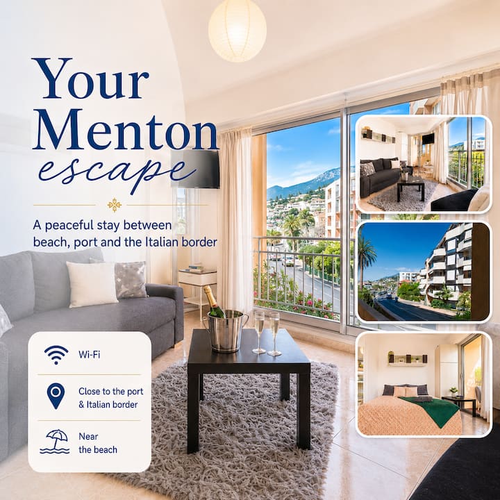 Studio  Proche Plages & Port Menton - Menton