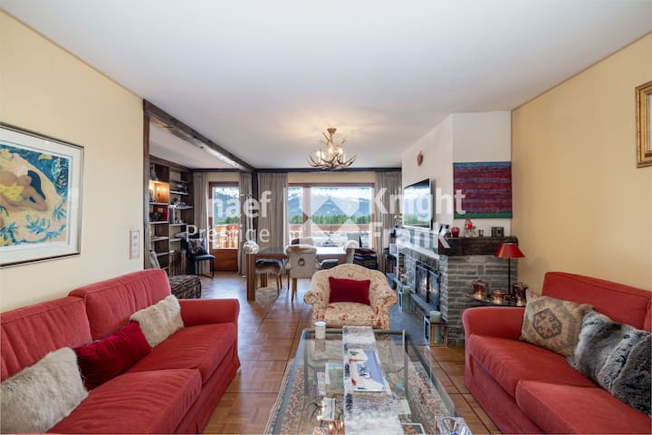 Bel Appartement Avec Vue Panoramique Sur Les Alpes - Crans-Montana