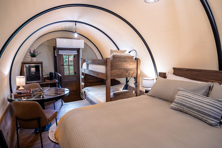 Conestoga Glamping Wagon | Canyon Views (Unit #3) - Providence Canyon State Park, Lumpkin