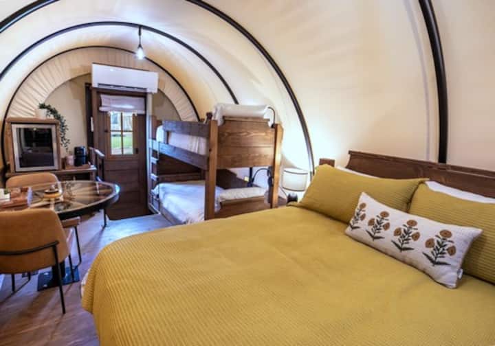 Conestoga Glamping Wagon | Canyon Views (Unit #5) - Providence Canyon State Park, Lumpkin