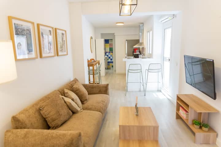 Málaga Centro · Cosy Terrasse | 3br · Ac · Wifi - Malaga