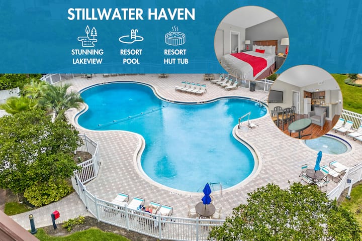 Scenic Lakeview Condo W Balcony And Resort Pools - Orlando