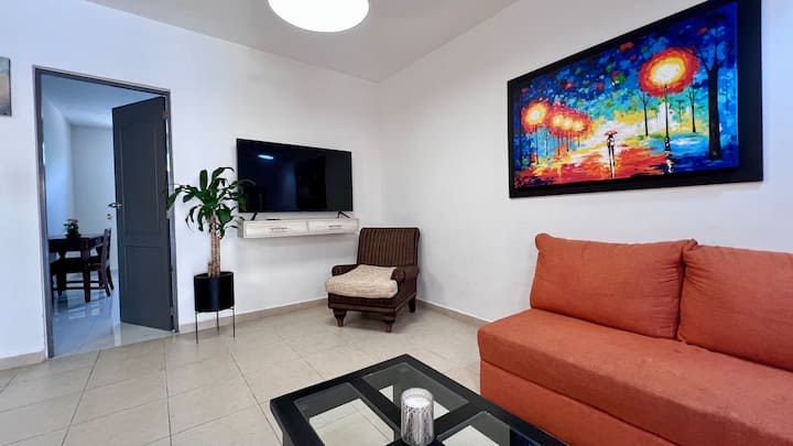 Apartamento Acogedor Y Cálido Cerca De Santuario - Cancún