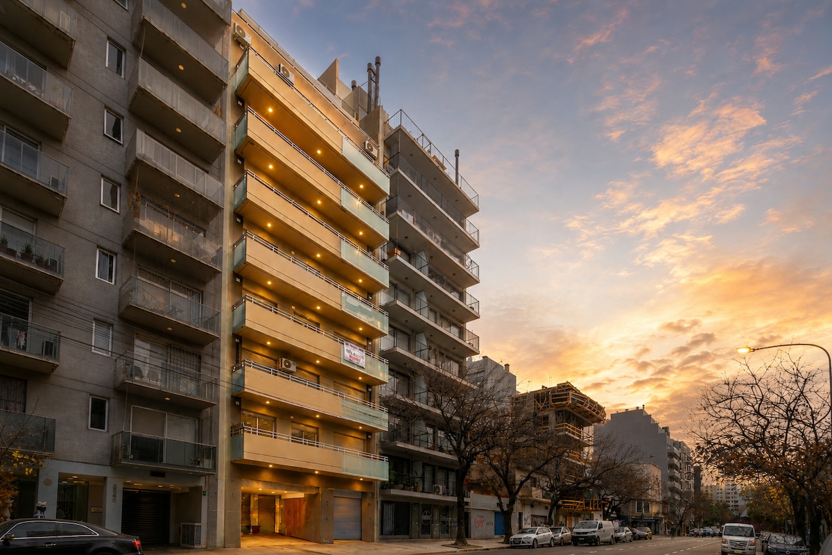 Studio nuevo en Palermo con AC