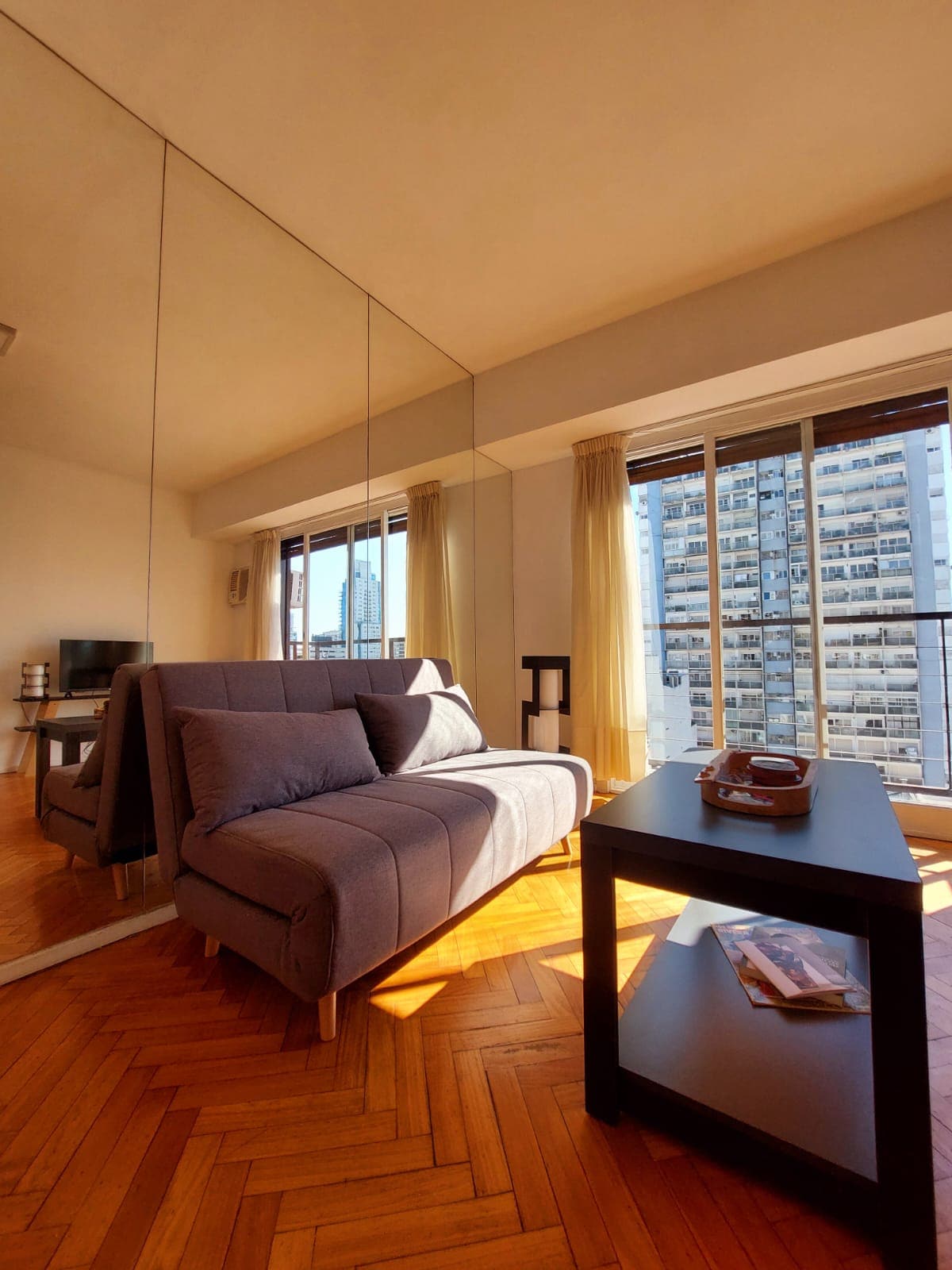 Balcón con vista, 2 ambientes