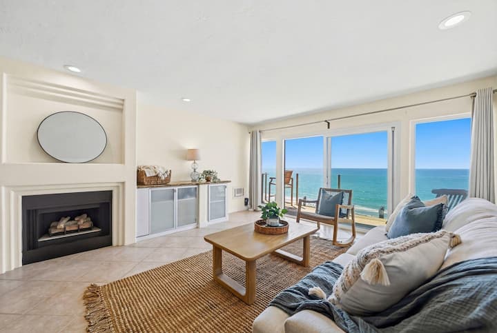 Solana Sunshine! Stylish Oceanfront Condo In Solan - Del Mar, CA
