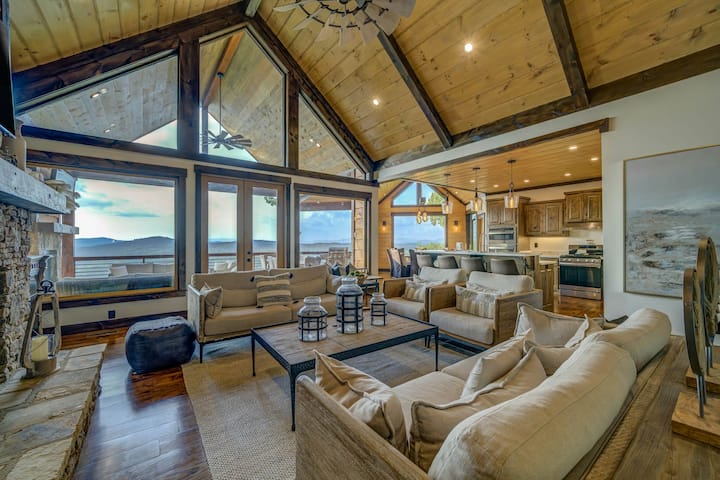 Luxury 4br Mountainview | Private Hot Tub | W/d - Blue Ridge, GA