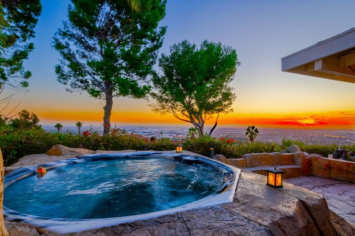 La Skyline Views Hot Tub Luxury Monthly Stay - Whittier, CA