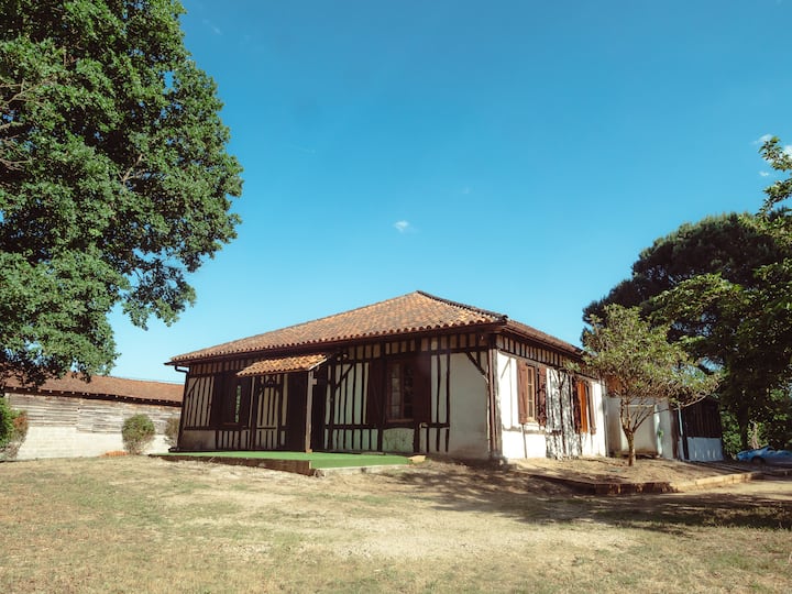 Charmante Maison Landaise La Chêneraie - Landes