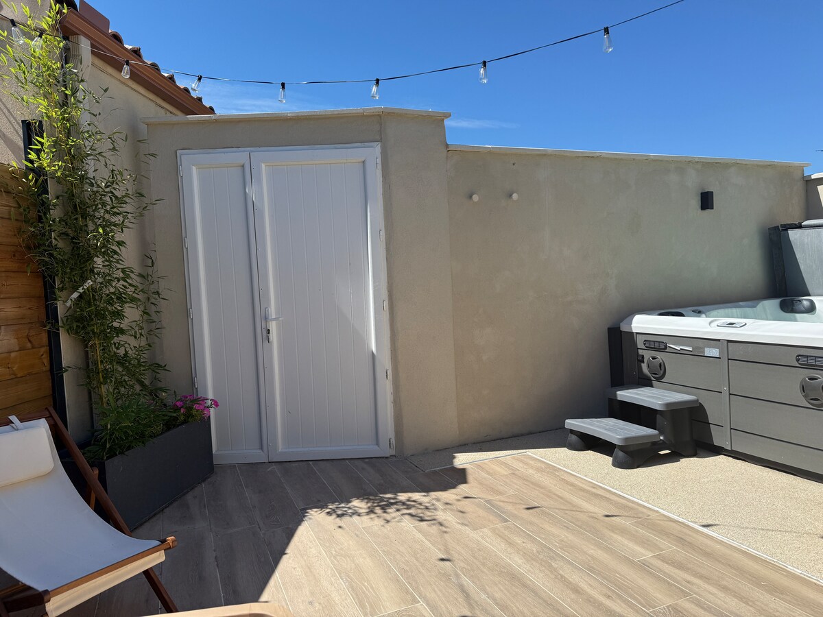 Studio Reflet du soleil - private garden and outdoor terrace, Le Thor