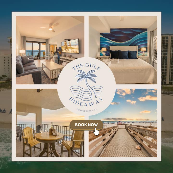 The Gulf Hideaway | Beachfront Modern Condo - Orange Beach, AL