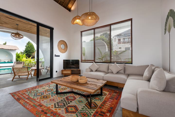 Tropical Boho Luxury 2br Villa Near Ubud Center - Bali