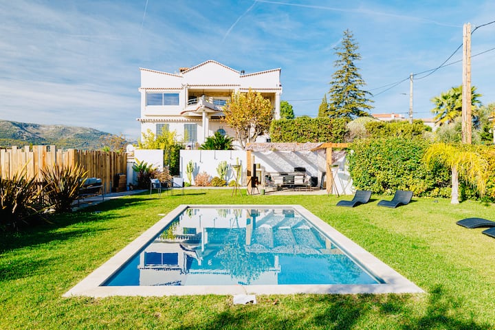 Luxury Villa Private Pool 15 Min From Nice - Carros