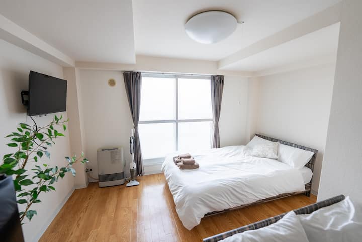 [Long Stay] Central Sapporo 1dk / 2 Beds / Fits 4 - Sapporo