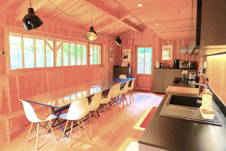 Maison En Bois Avec Piscine Chauffée - Lège-Cap-Ferret