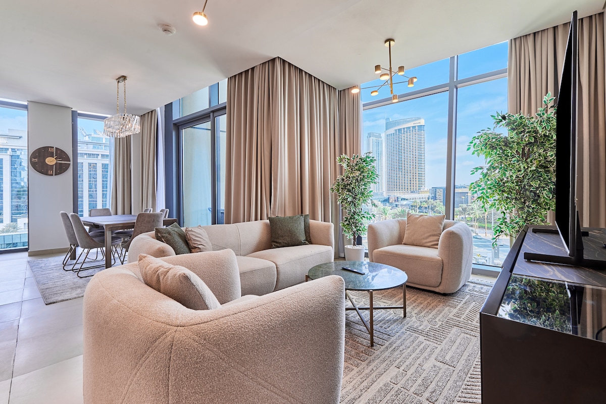 3 Bedroom Furnished Apartment | Burj Vista 2