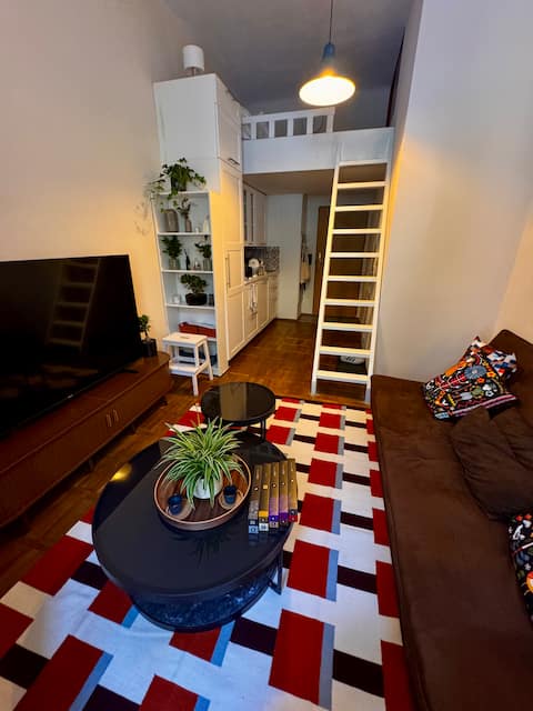 Popular Airbnb listing: Quiet studio by the metro in Žižkov