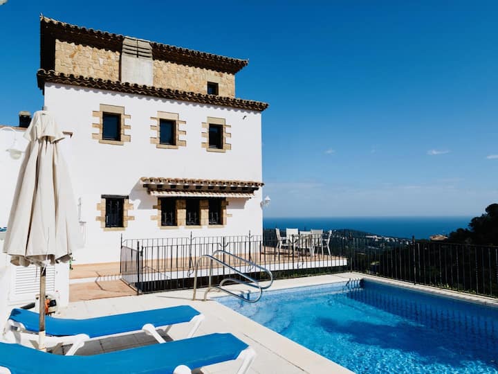 La Torre Costabravasi - Piscine, Barbecue, Vue Mer - Costa Brava, Spain