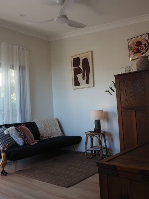 Popular Airbnb listing: The Little Green Studio near Sawtell NSW in Coffs Harbour City Council