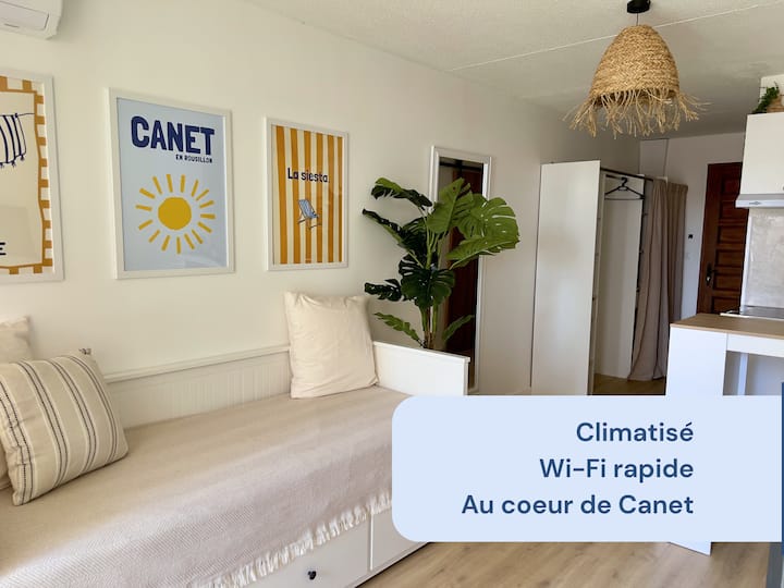 Studio Méditerranéen  À 2 Pas Plage  ÉCume - Sainte-Marie-la-Mer