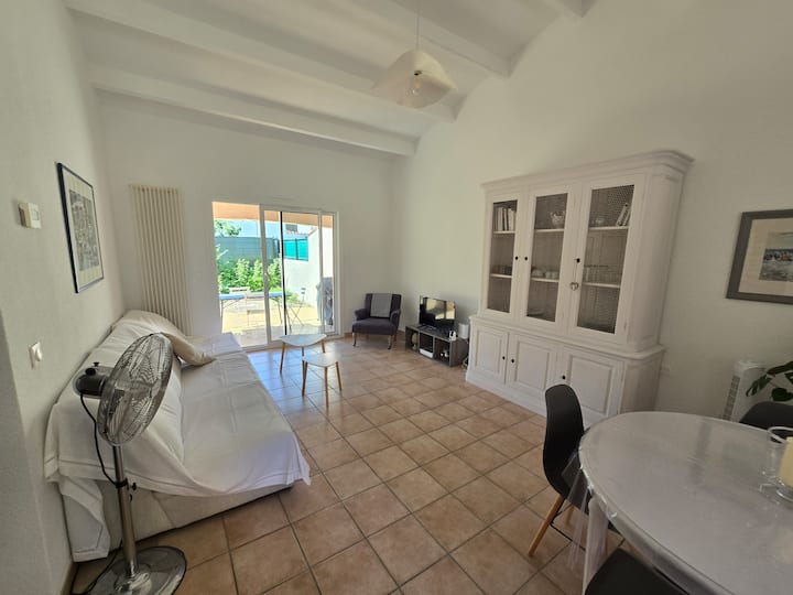 Jolie Maison T3 De Plain-pied Avec Piscine L'été - Canet-en-Roussillon