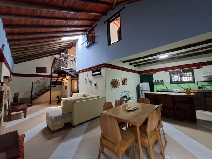 Cabaña Familiar Y Para Eventos En Villa De Leyva - Villa de Leyva