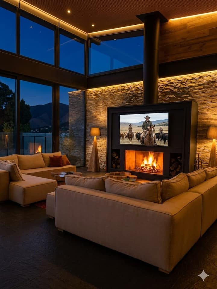 Imponente Casa Con Vista Y Piscina Climatizada - 