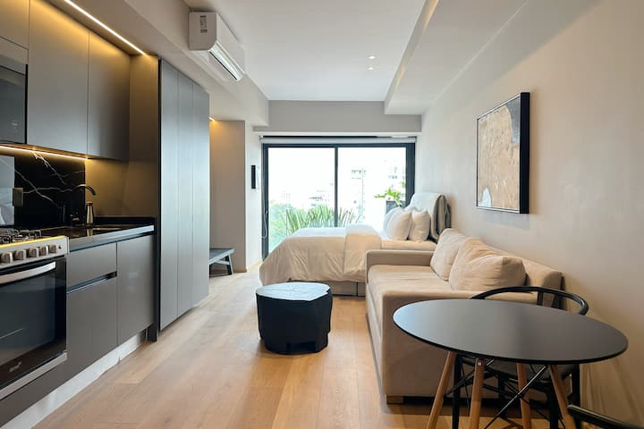 Iconic Loft With Balcony And Ac In Roma Norte - Mexiko