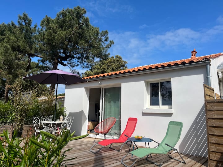 Grand Studio Front De Mer Avec 2 Terrasses - Saint-Trojan-les-Bains