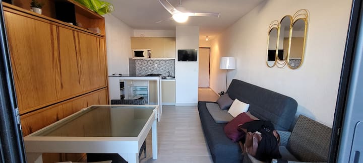 Studio Bord De Mer Parking Privé - Marseillan