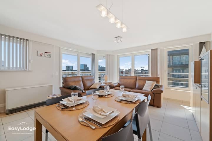 Crosswind  Bright Apartment W/ Side Sea View - Middelkerke