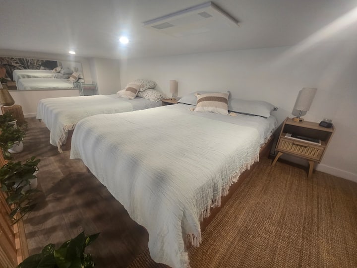 ¡Alojamiento acogedor y ropa de cama de calidad!
