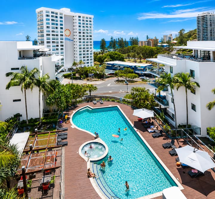 Beachside Burleigh Heads Swell Apartments 1 Bdm - Coolangatta