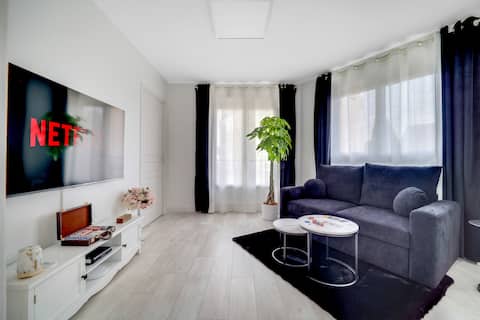 Top Airbnb: Fully equipped - Direct access to Paris and Roissy CDG in Aulnay Sous Bois