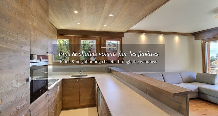 Renovated Alps-view Apartment · 2 Min To Golf - Crans-Montana