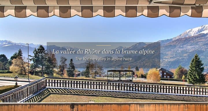 Renovated Alps-view Apartment · 2 Min To Golf - Sierre