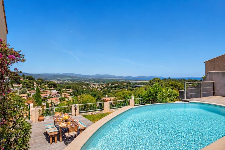 Calme & Verdoyant | 8 Pers | Climatisation & Bbq - Côte d'Azur
