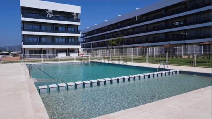 Premium 50 M Playa Con Piscina Terraza Privada - Benicàssim