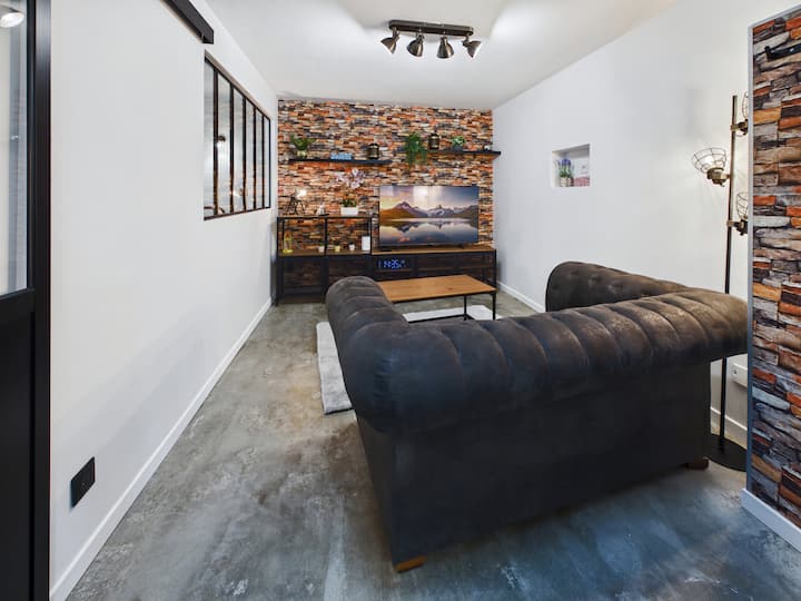 L'atelier•style Loft•terrasse Privée•2 Pers•centre - Fontenay-le-Comte