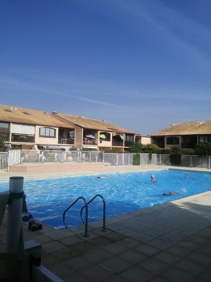 La Casa Lina/clim/6pers/10 Minmer/piscine/parking - La Franqui