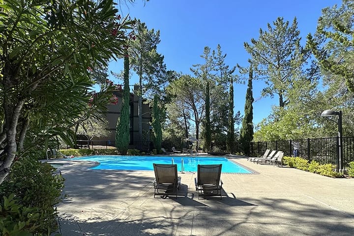 Monthly Furnished 3br/2ba Condo Sleeps 8 - San Mateo, CA
