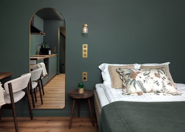 Ilmastoitu Boutique-majoitus kahdelle