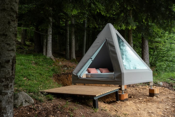 Tenda Tipì Tra I Boschi Della Valsermenza - Macugnaga