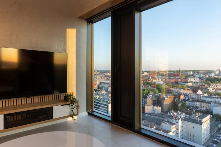 Apartament E&m Prestige 19 Piętro Global Katowice - 卡托維茲